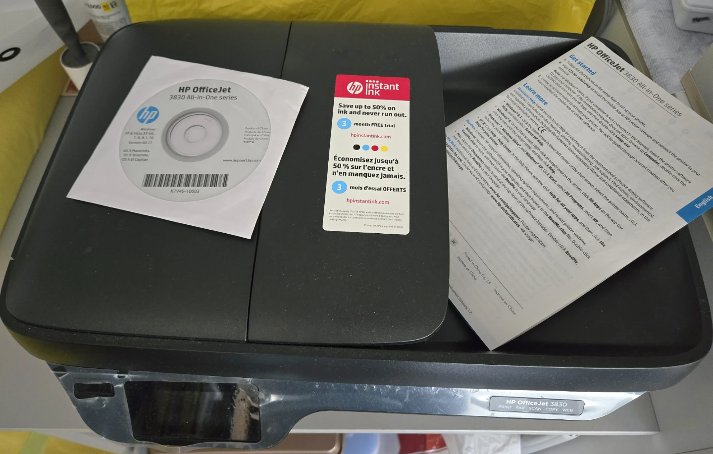 HP Officejet 3830 all_in-one printer