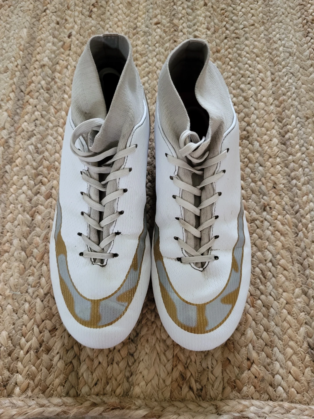 White Soccer Cleats