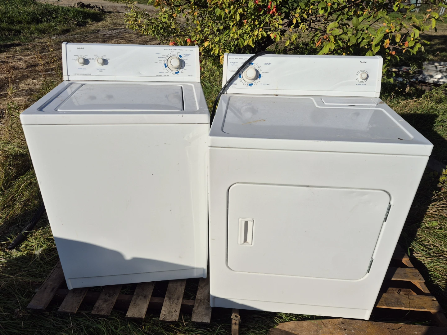 Admiral Washer and Dryer Set