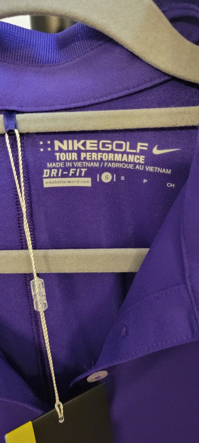 Nike Golf Tour Performance Dri-Fit Polo Purple - photo 3