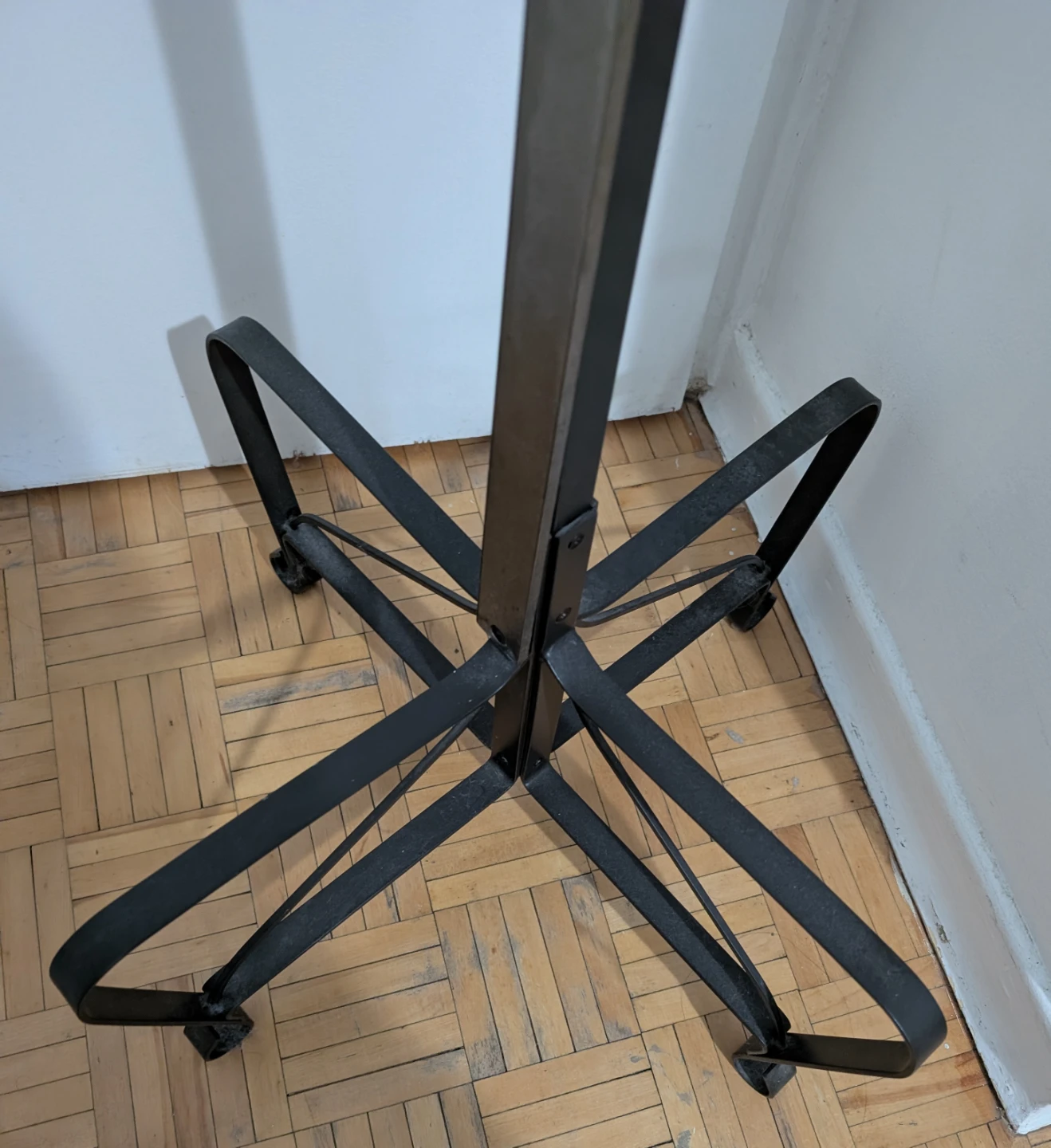 Black Metal Coat Rack heavy metal - photo 3