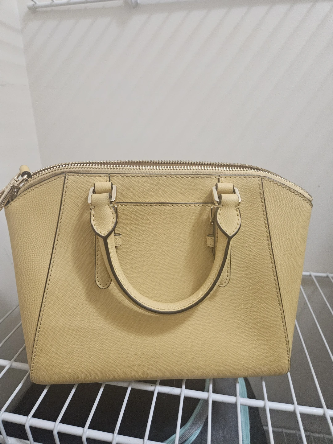 Michael Kors Yellow Saffiano Leather Satchel - photo 2
