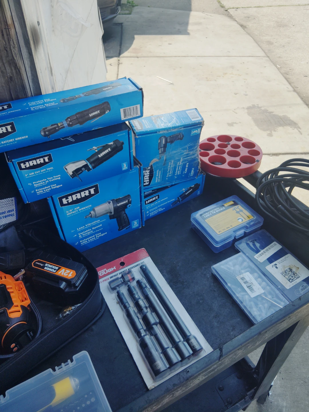 Tools and tool cart together - photo 2