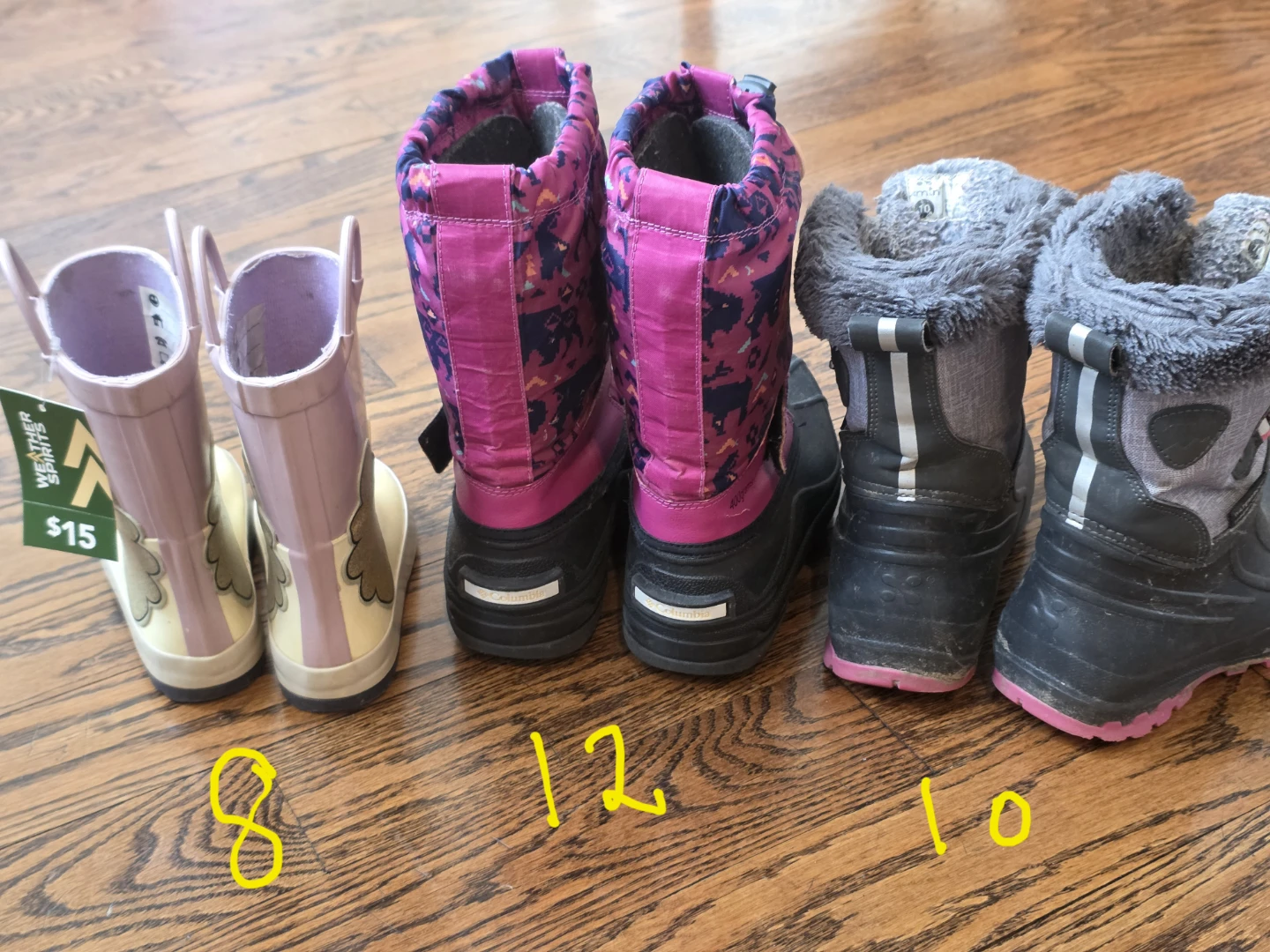 Assorted Children's Winter and Rain Boots