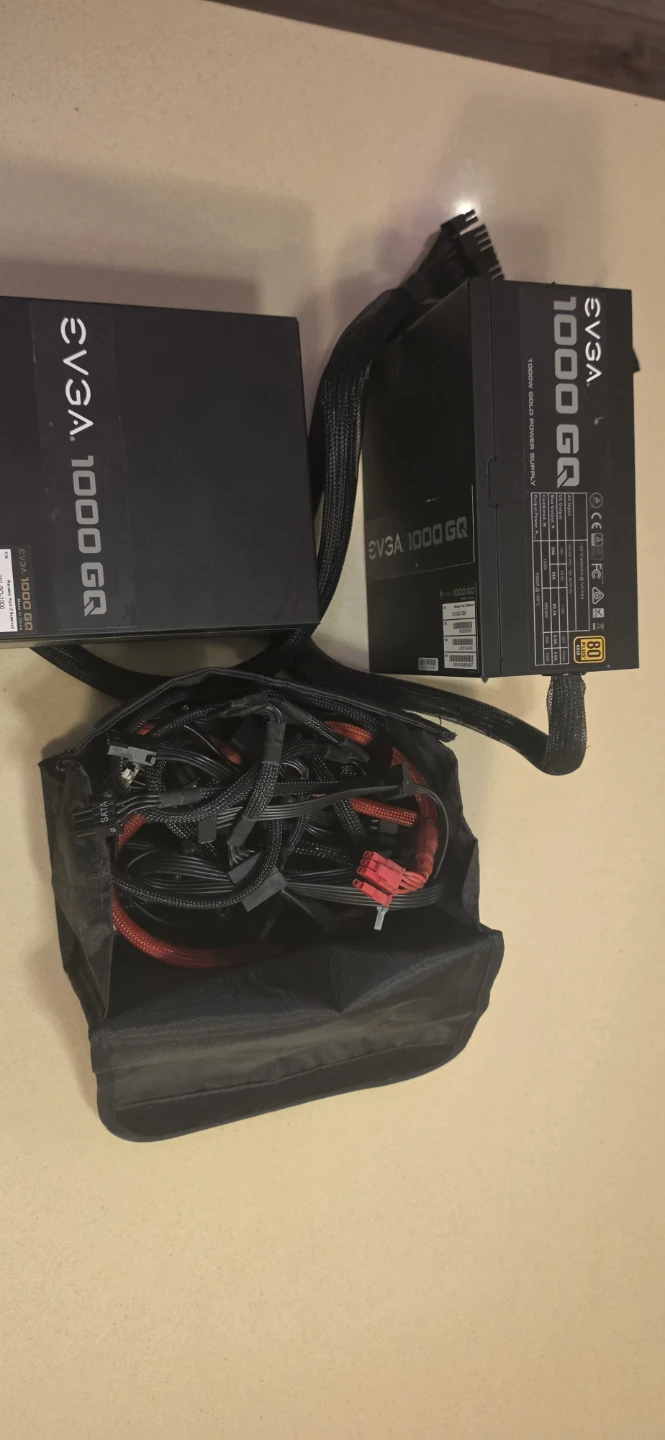 EVGA 1000 GQ Power Supply Unit x2