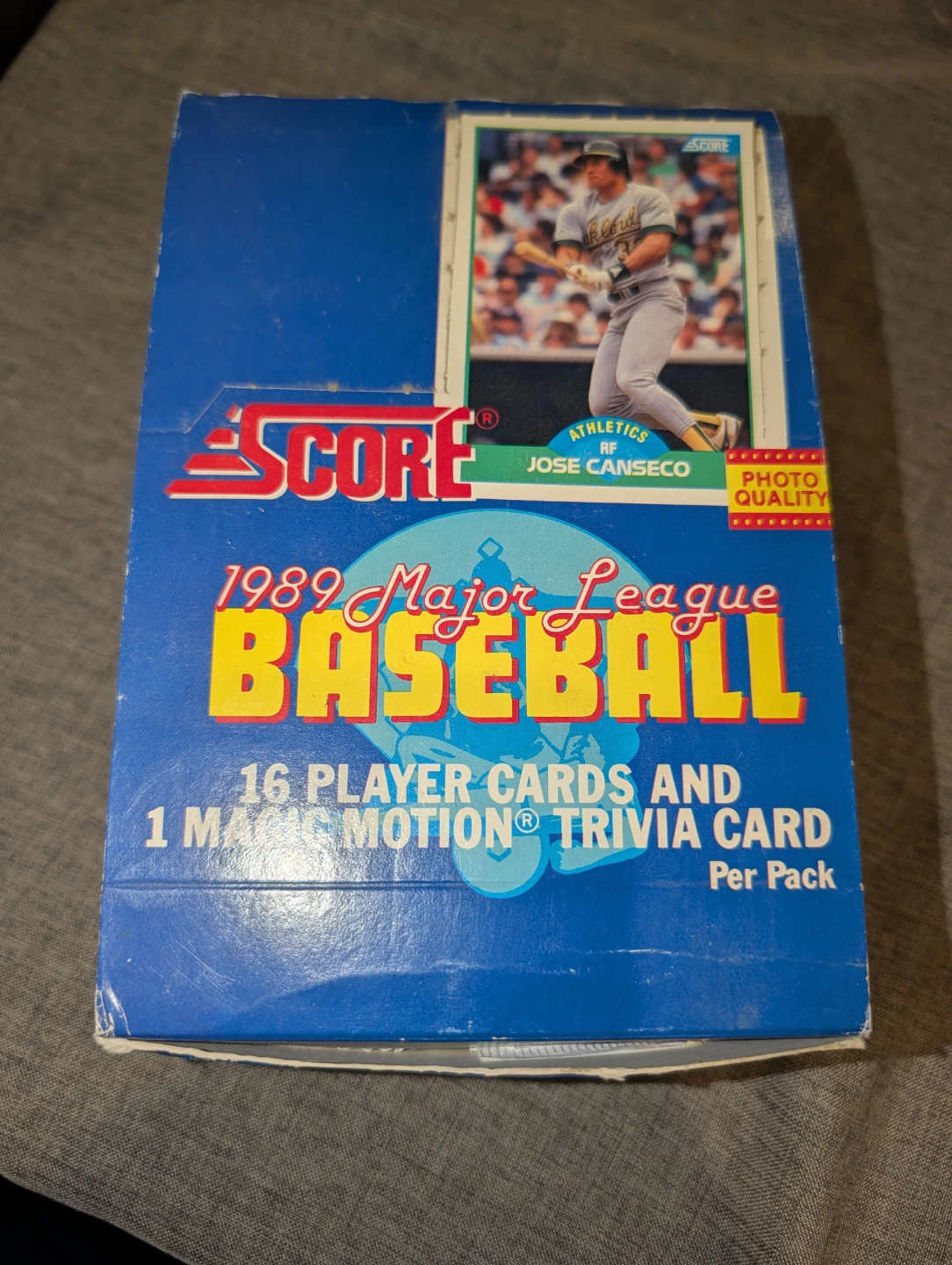 1989 Score Major League Baseball Trading Card Box