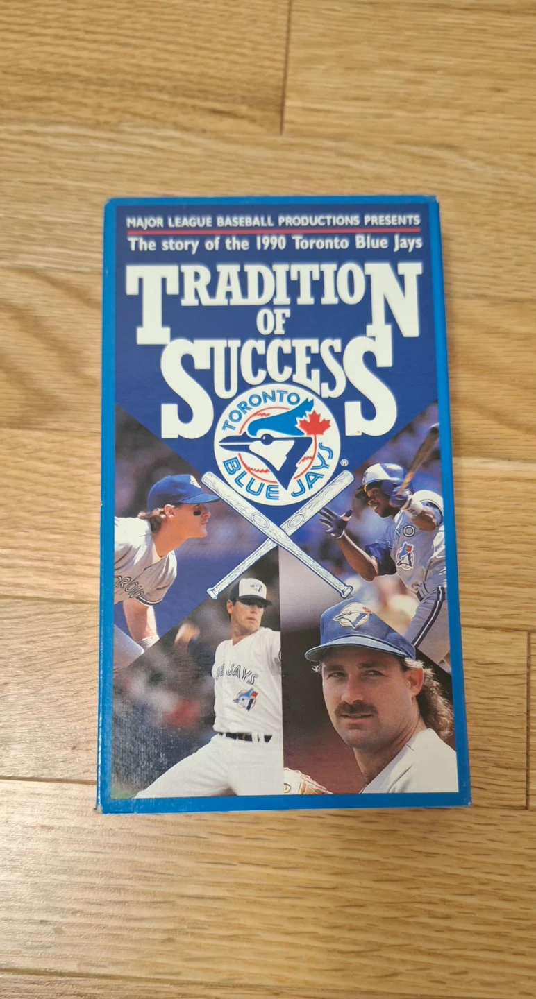Toronto Blue Jays 1990 Tradition of Success VHS video