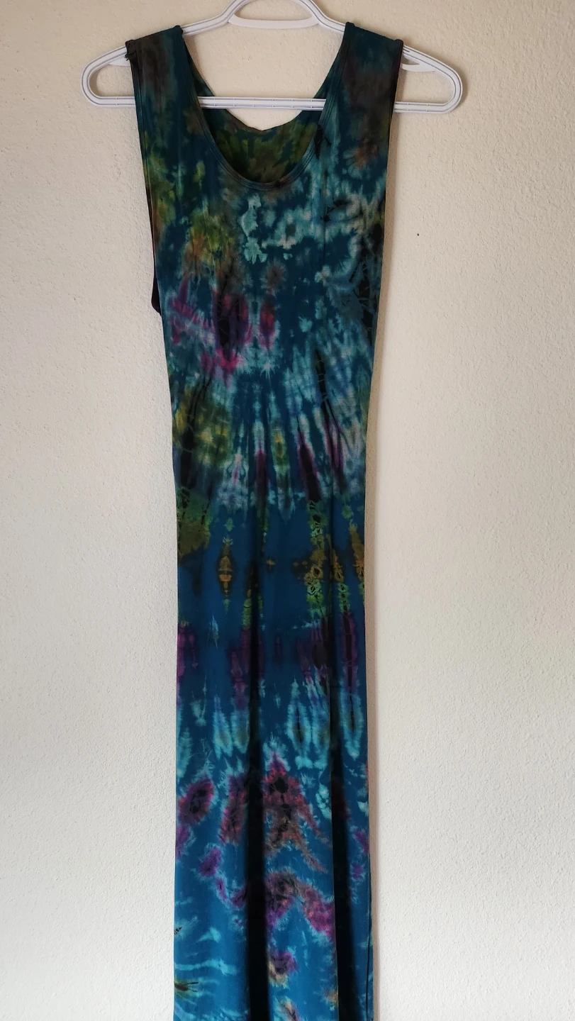 Tie-dye Tank Maxi Dress