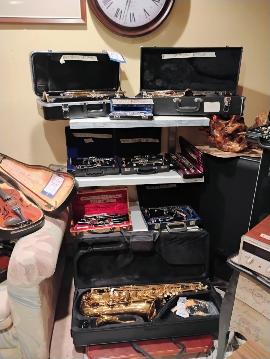 Vintage musical instruments