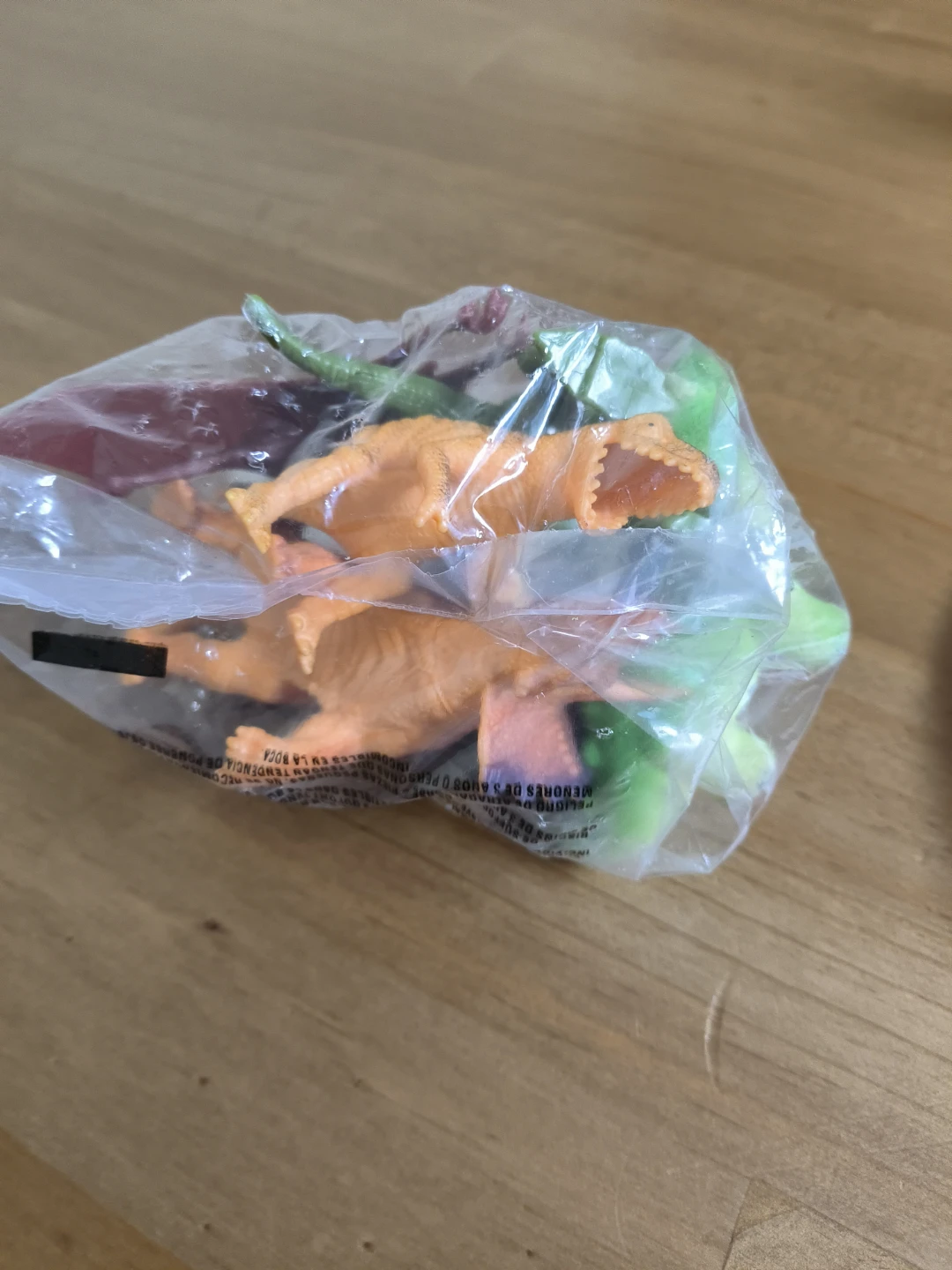 Set of Small Toy Dinosaurs