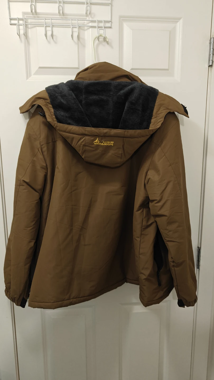 Uncor & boror Brown Mens Winter Jacket - photo 2