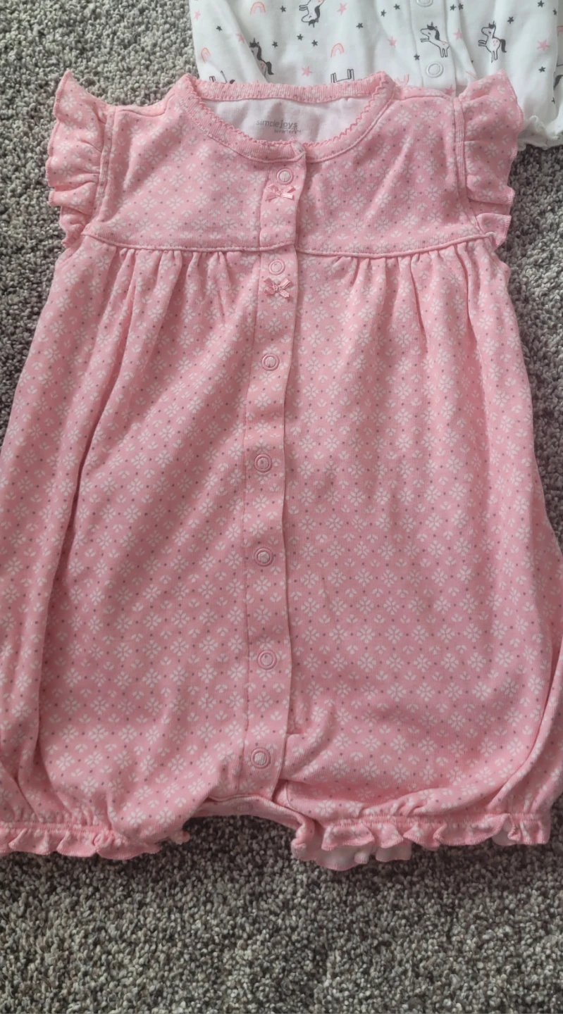 Simple Joys by Carter's Baby Rompers - Set of 3 (12M) - photo 5