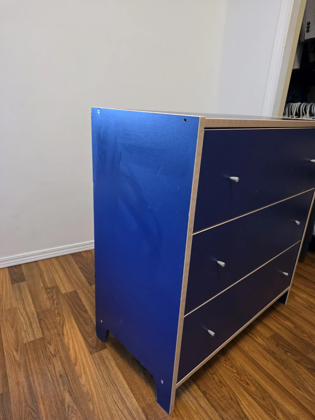 Blue 3-drawer chest - photo 3
