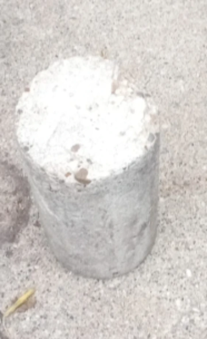 Concrete Cylinder Garden Edging
