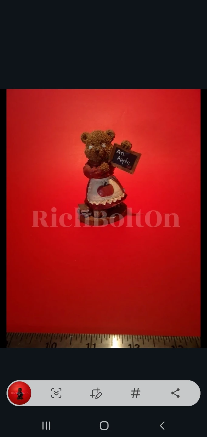 Set of 5 Collectible Teddy Bear Figurines - photo 2