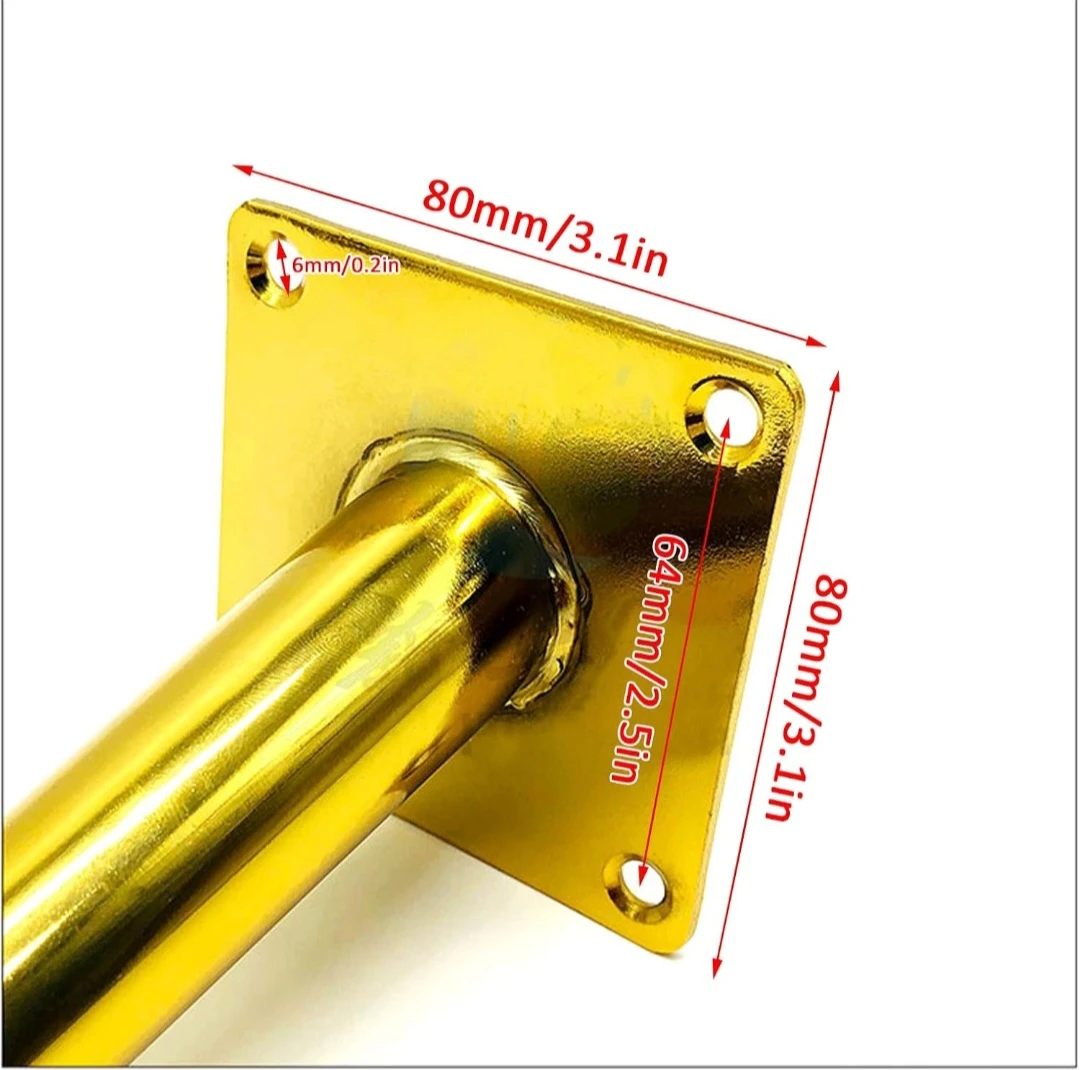 Set of 4 Gold Furniture Legs - photo 3