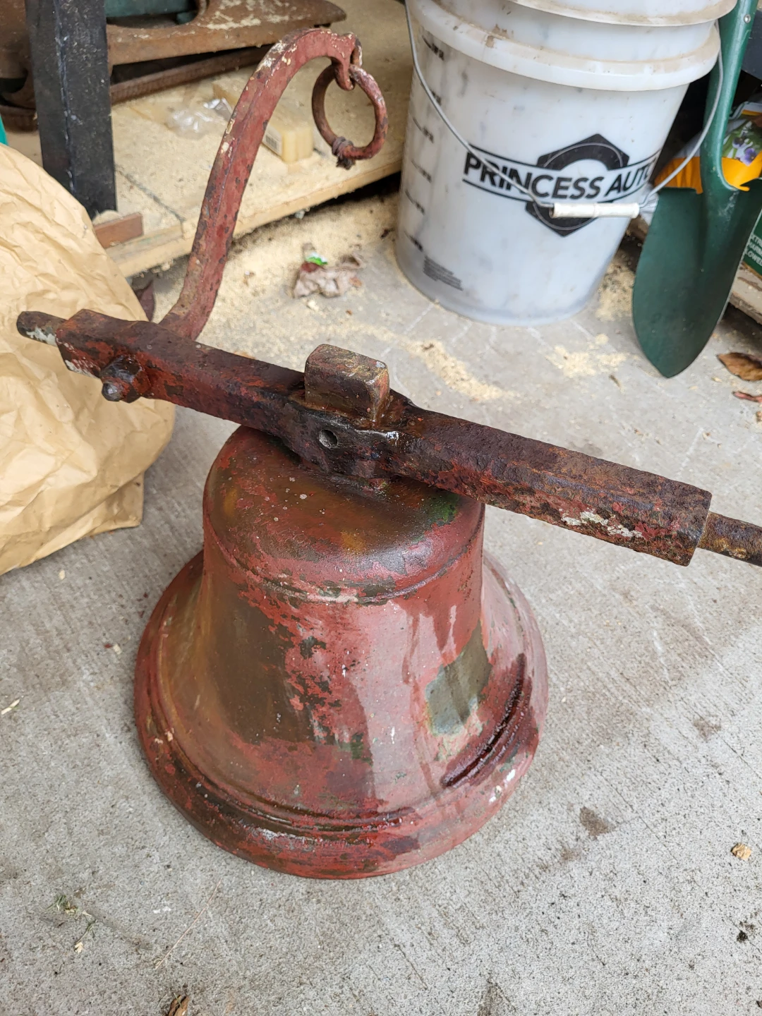 Vintage Bronze Schoolhouse Bell