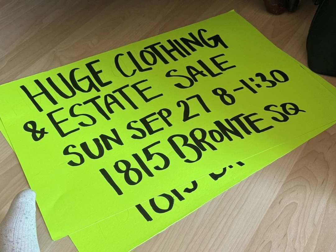 HUGE ESTATE SALE - Sunday Sep 27