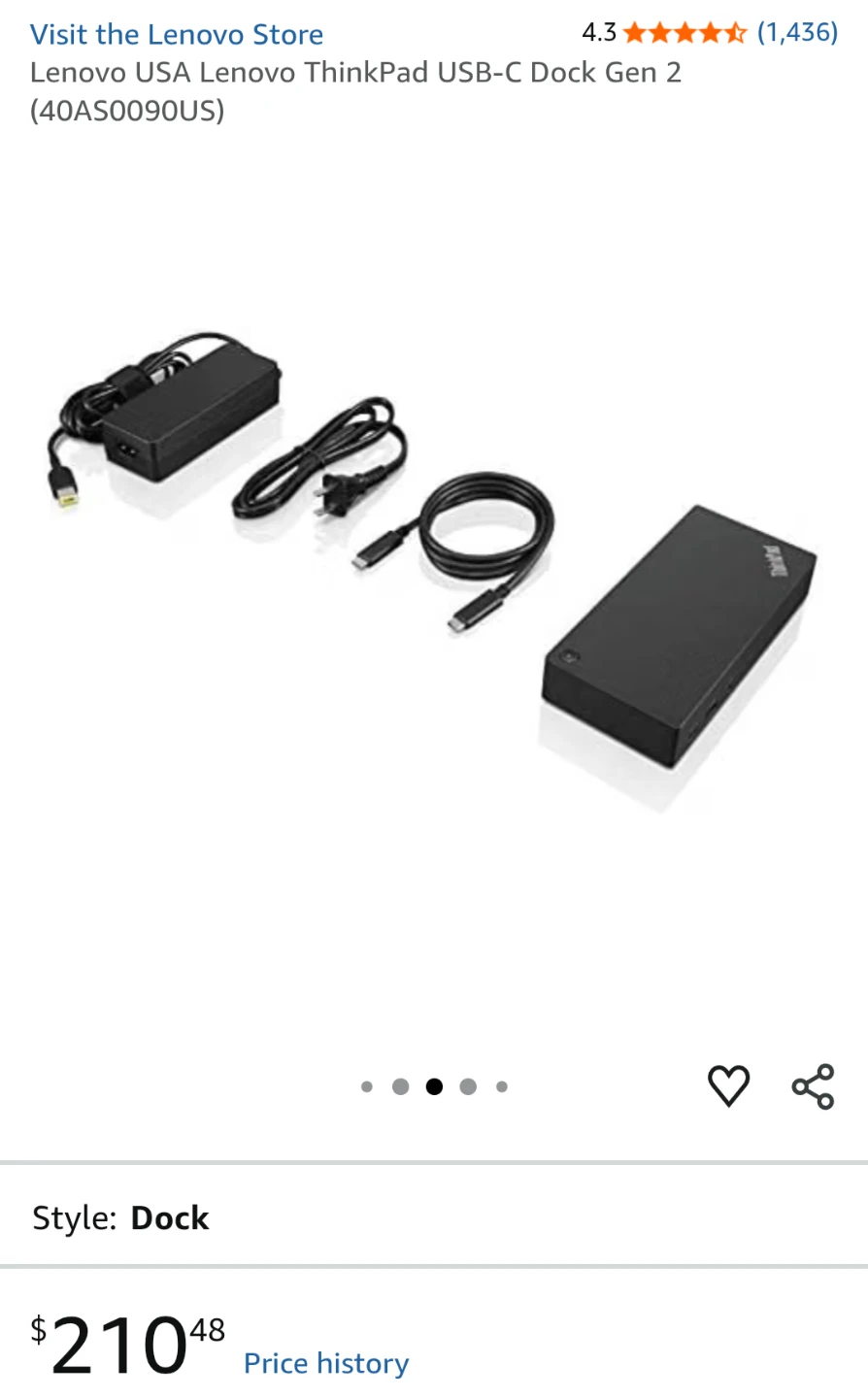 Lenovo ThinkPad USB-C Dock Gen 2 - photo 4