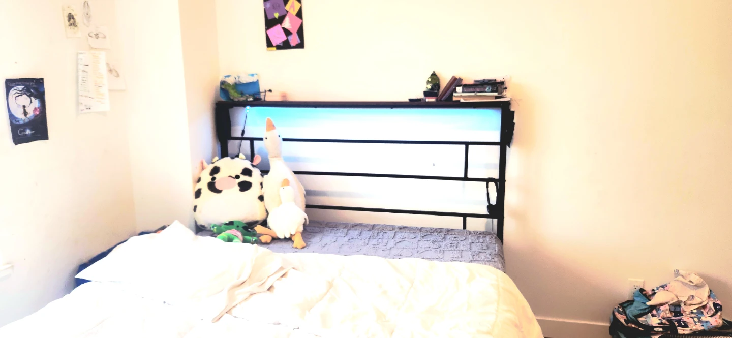 Bestier Queen Size Bed Frame with LED Headboard - photo 3