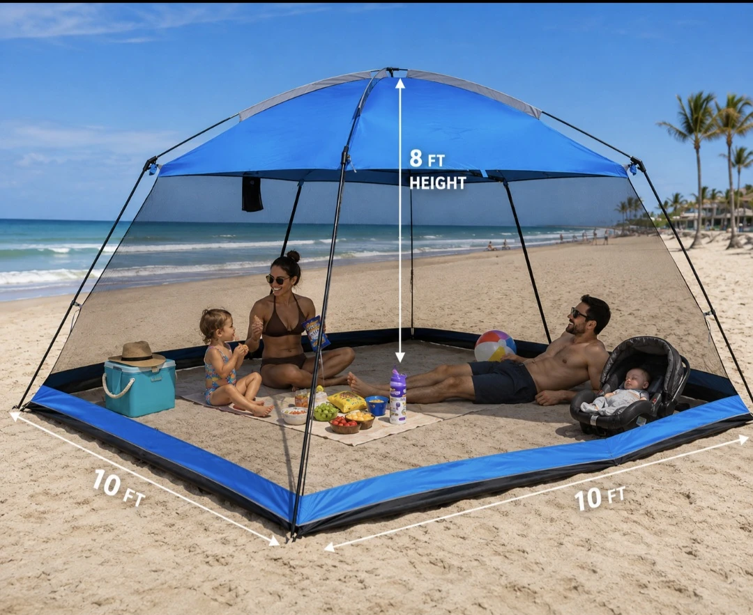 👪🥪🍹🏖 New Screen Shade Canopy 🚫🐝
