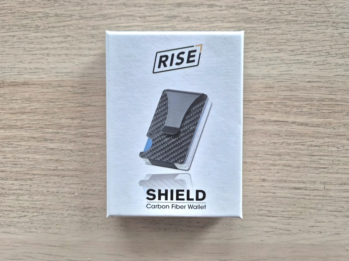 RISE Shield Carbon Fiber Wallet with Money Clip (Brand New)