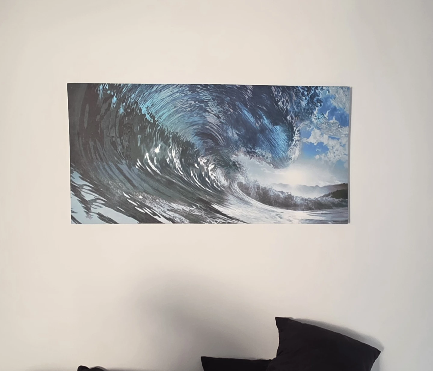Large Ocean Wave Canvas Wall Art