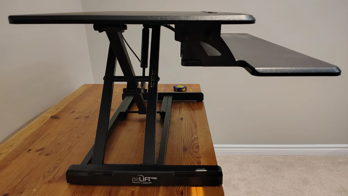 Seville Classics Airlift Pro Standing Desk Converter - photo 2