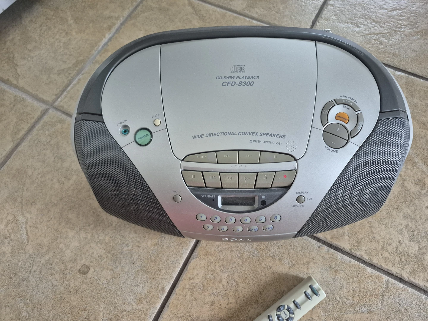 Sony CFD-S300 CD Radio Cassette Player