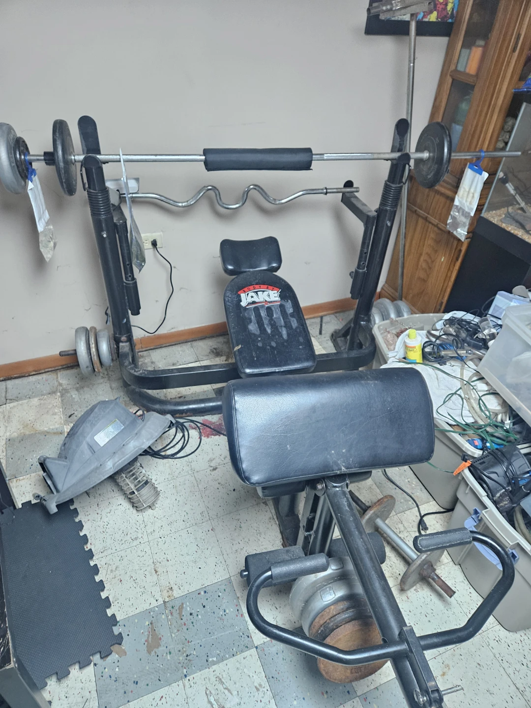 Body by Jake Workout Bench and Weight Rack