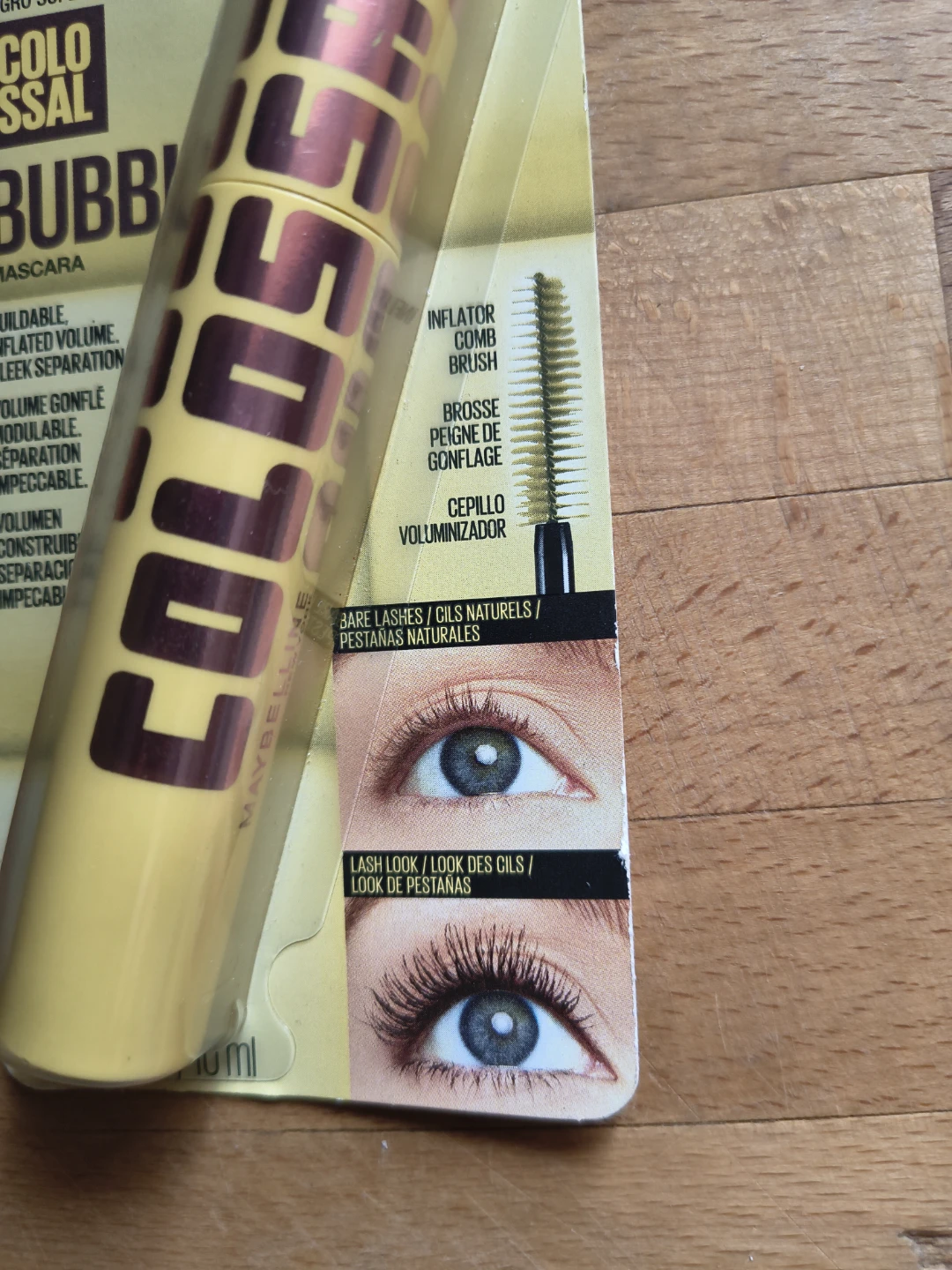 BRAND NEW Maybelline Colossal Bubble Mascara 802 Blackest Black - photo 4