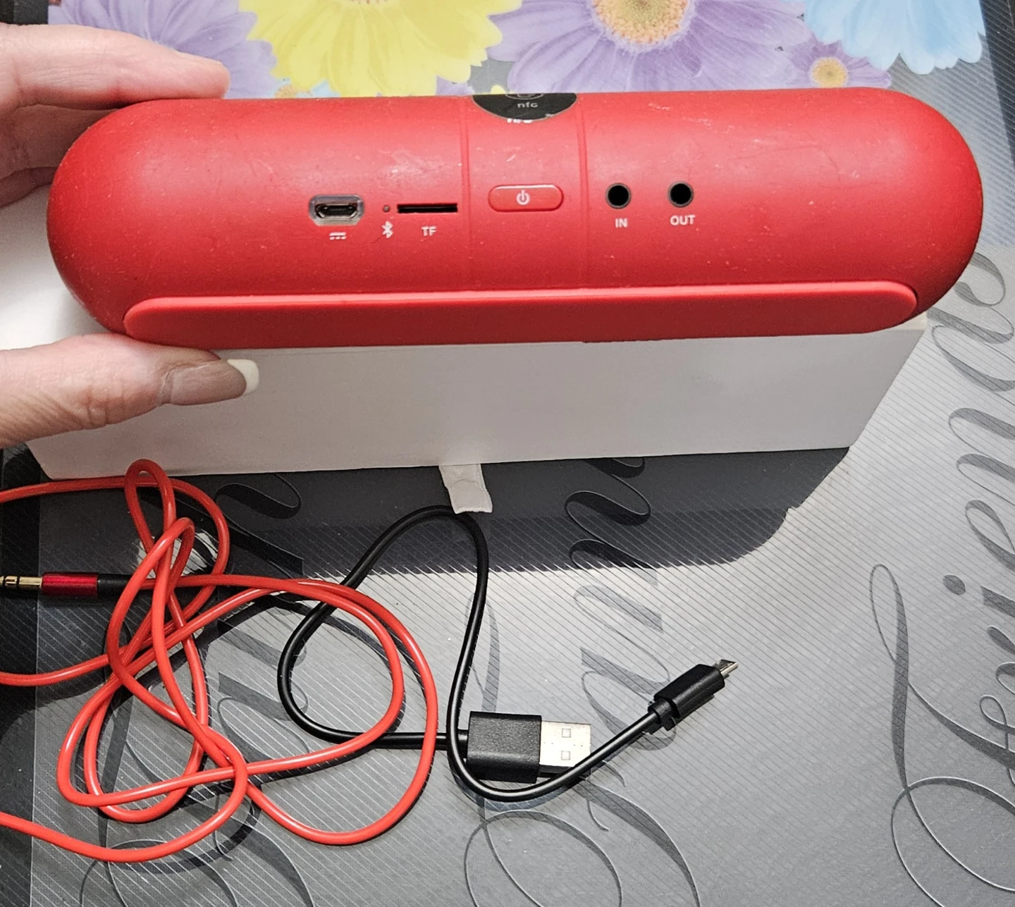 Red Pill Portable Speaker - photo 3