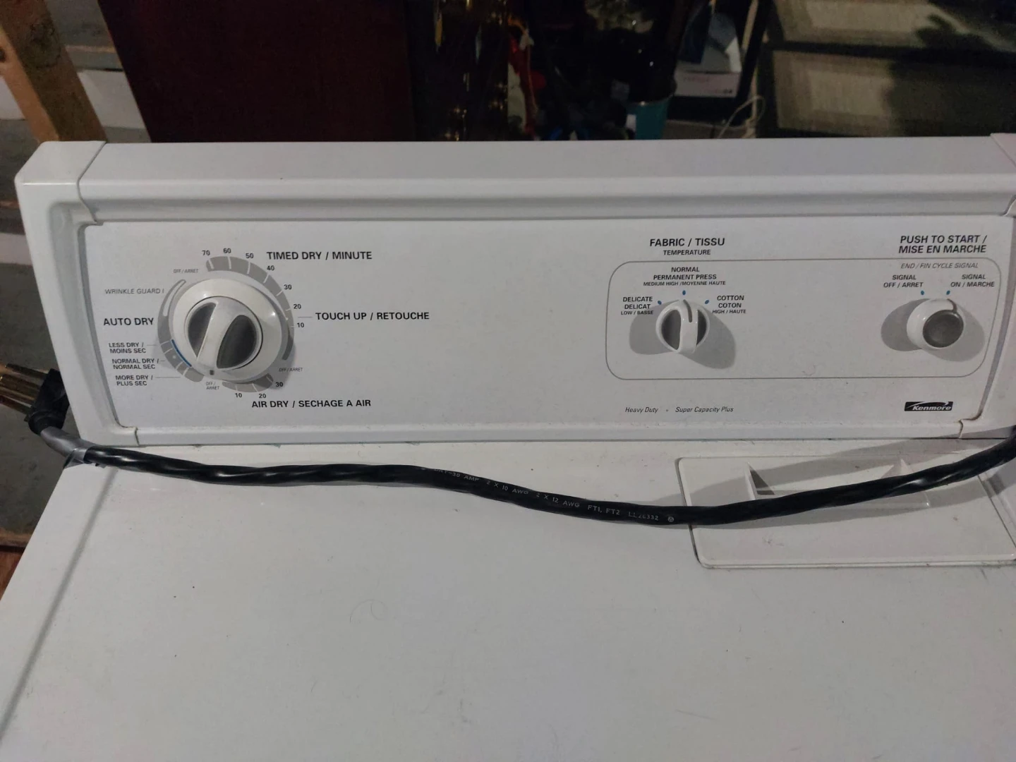 Kenmore Super Capacity Plus Electric Dryer - photo 3
