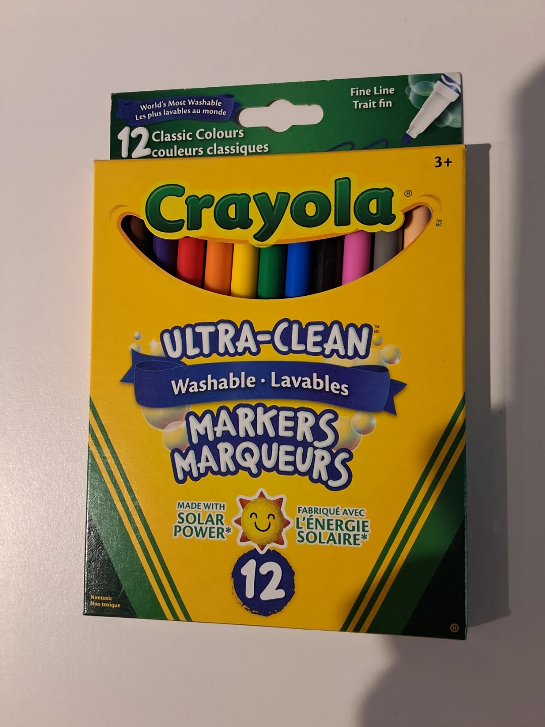 Crayola Ultra-Clean Washable Markers, 12 Pack