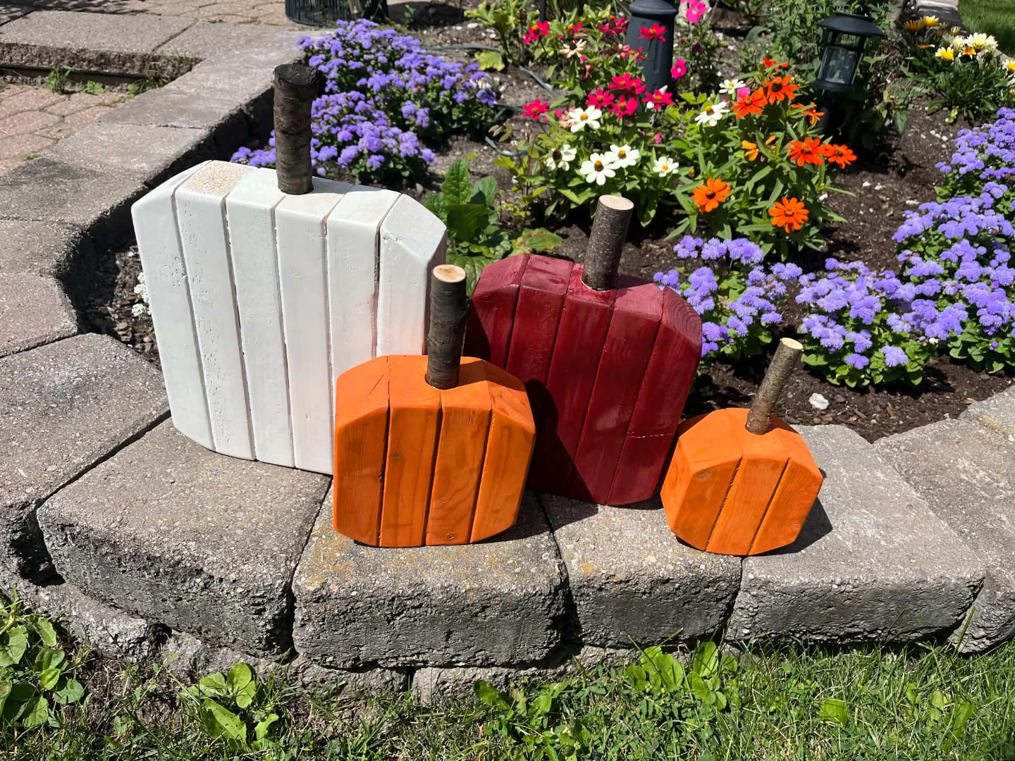 Handmade Wooden Harvest Pumpkins by Porch Patch - photo 5