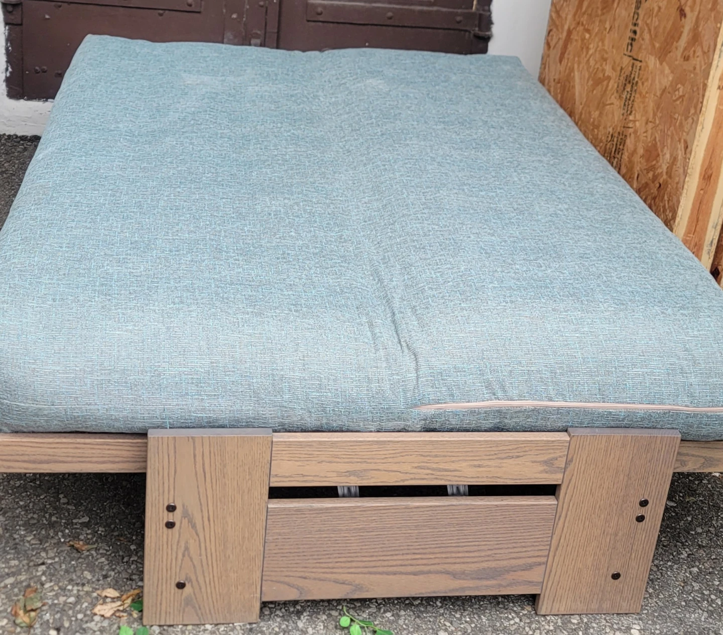 Convertible Wood Frame Futon - photo 2