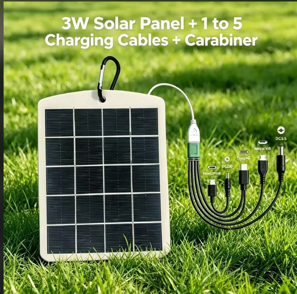 Brand new portable mini solar panel charger, outdoor activities