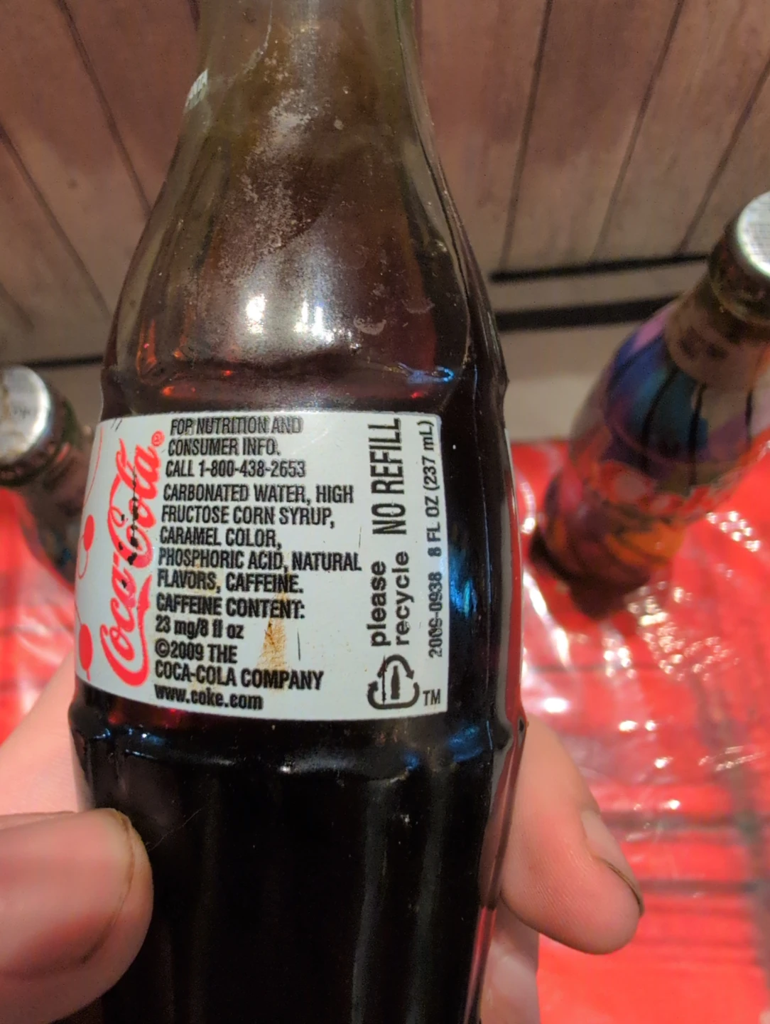 Three Collectible Coca-Cola Glass Bottles - photo 3