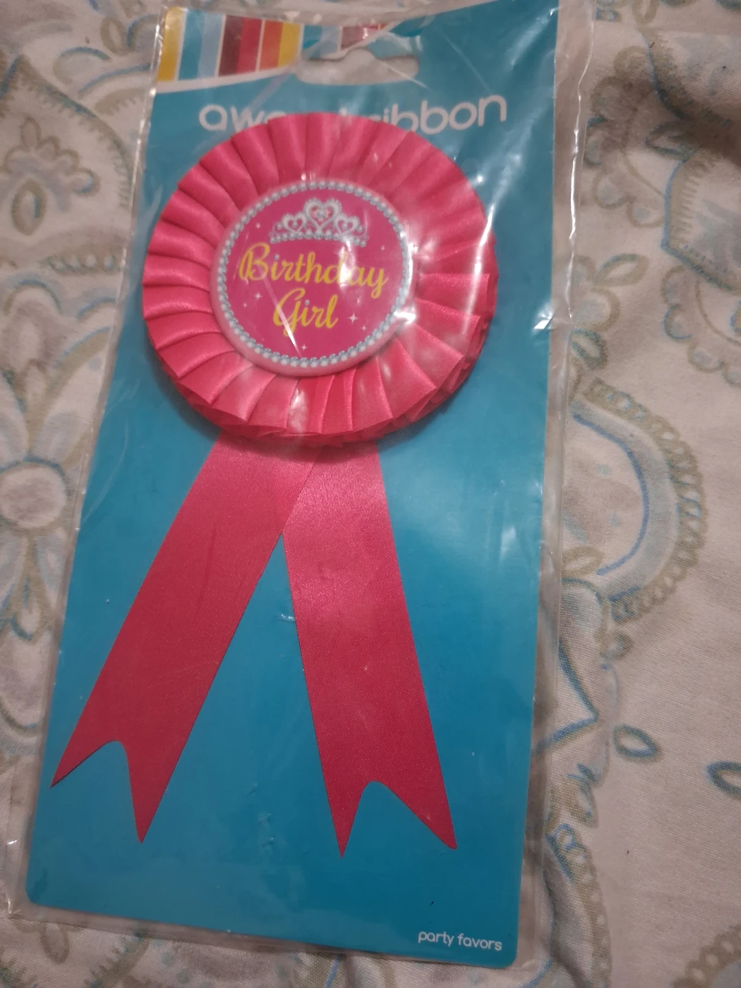 Birthday Girl Ribbon Party Favor