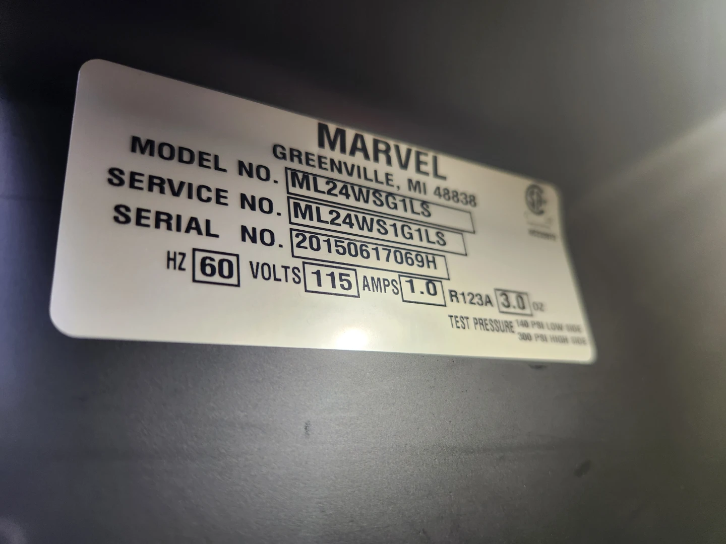 Marvel ML24WSG1LS Beverage Refrigerator - photo 4