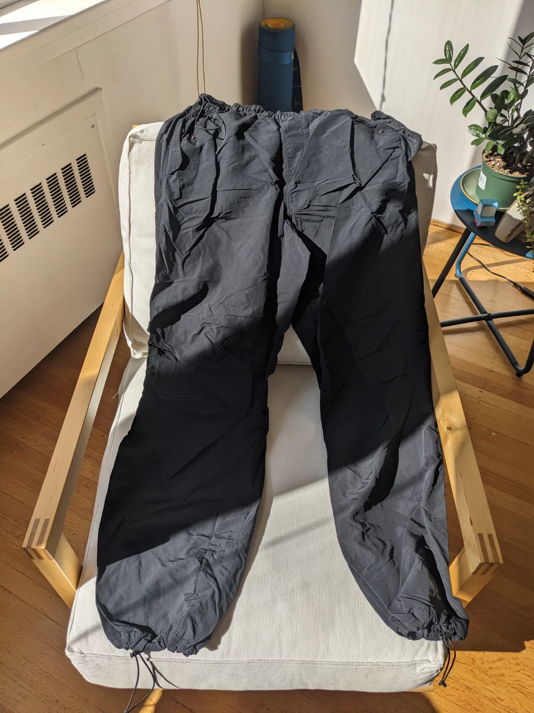 Black Parachute Pants