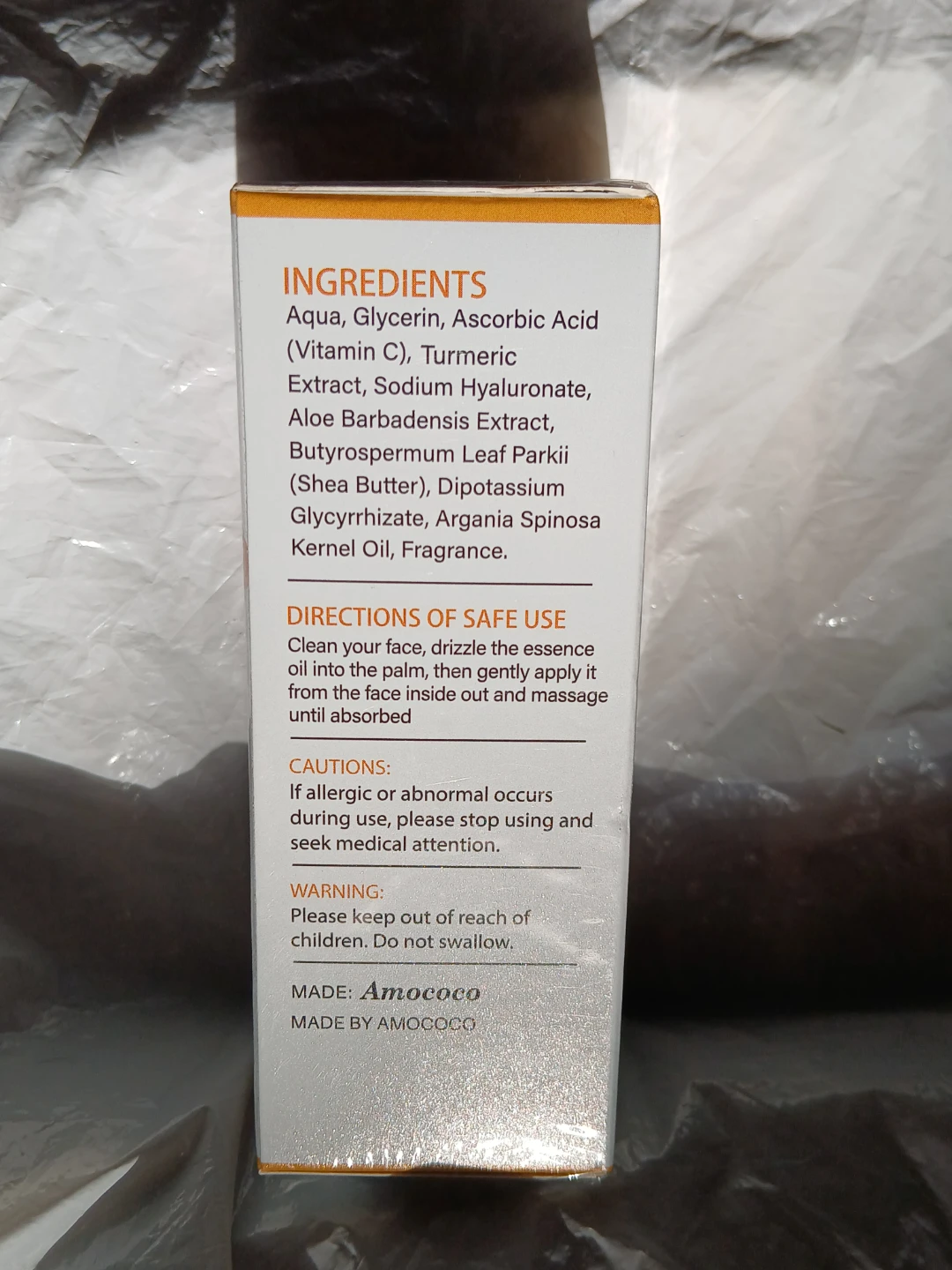 Amococo Turmeric Water & Oil Layered Serum - photo 4
