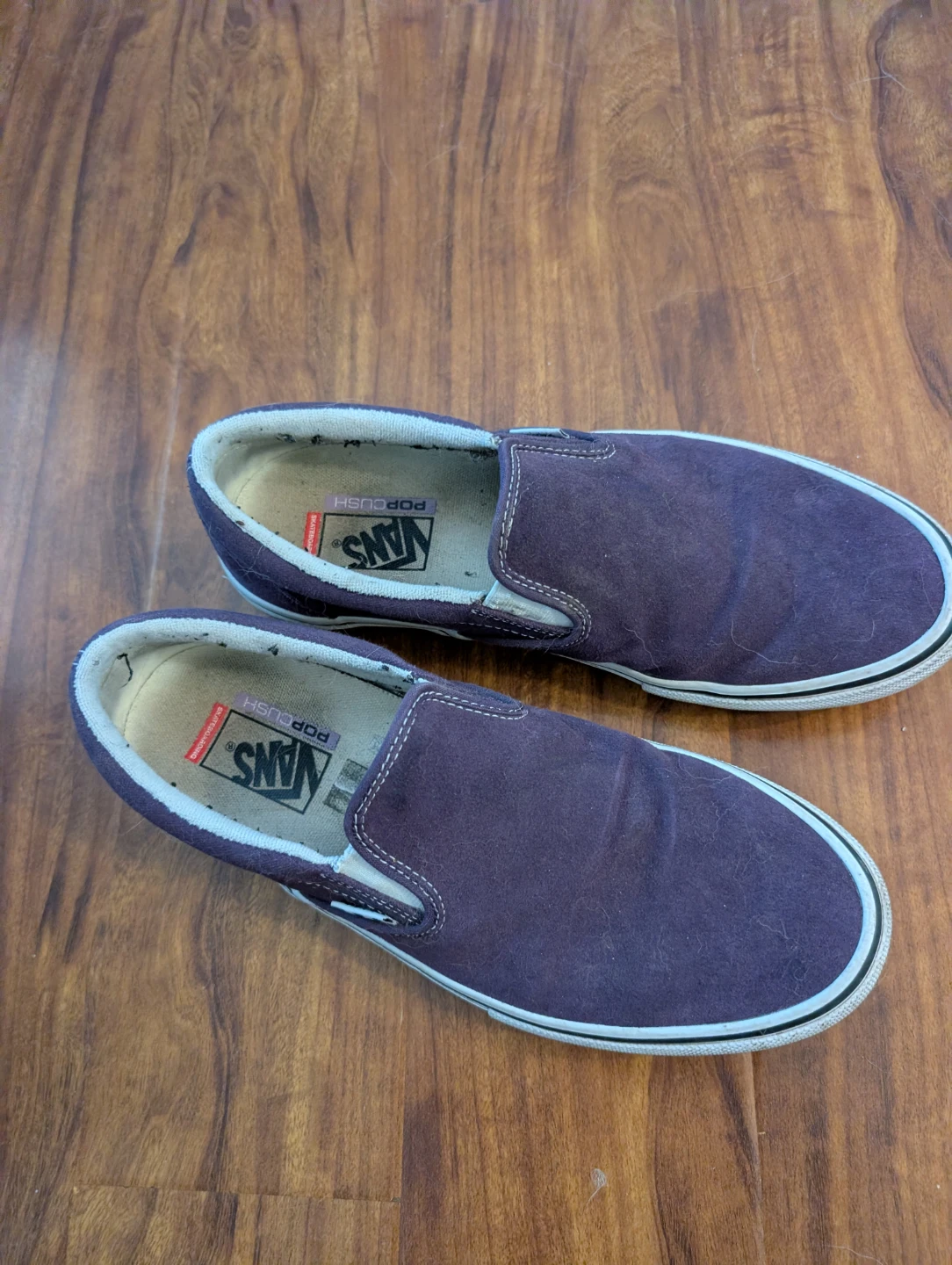 Vans Slip-Ons Purple Suede 10.5M