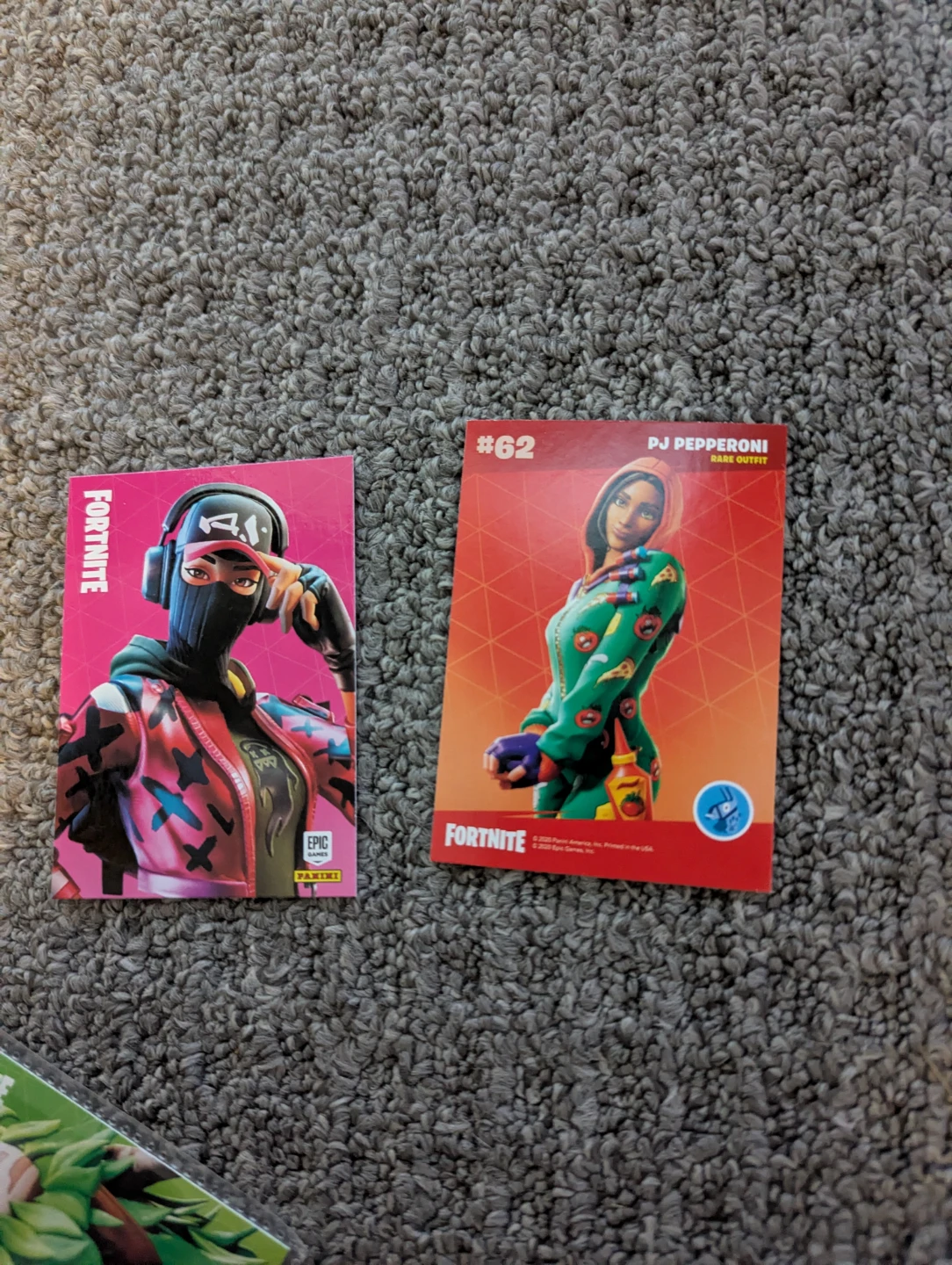 Collection of Panini Fortnite Trading Cards
