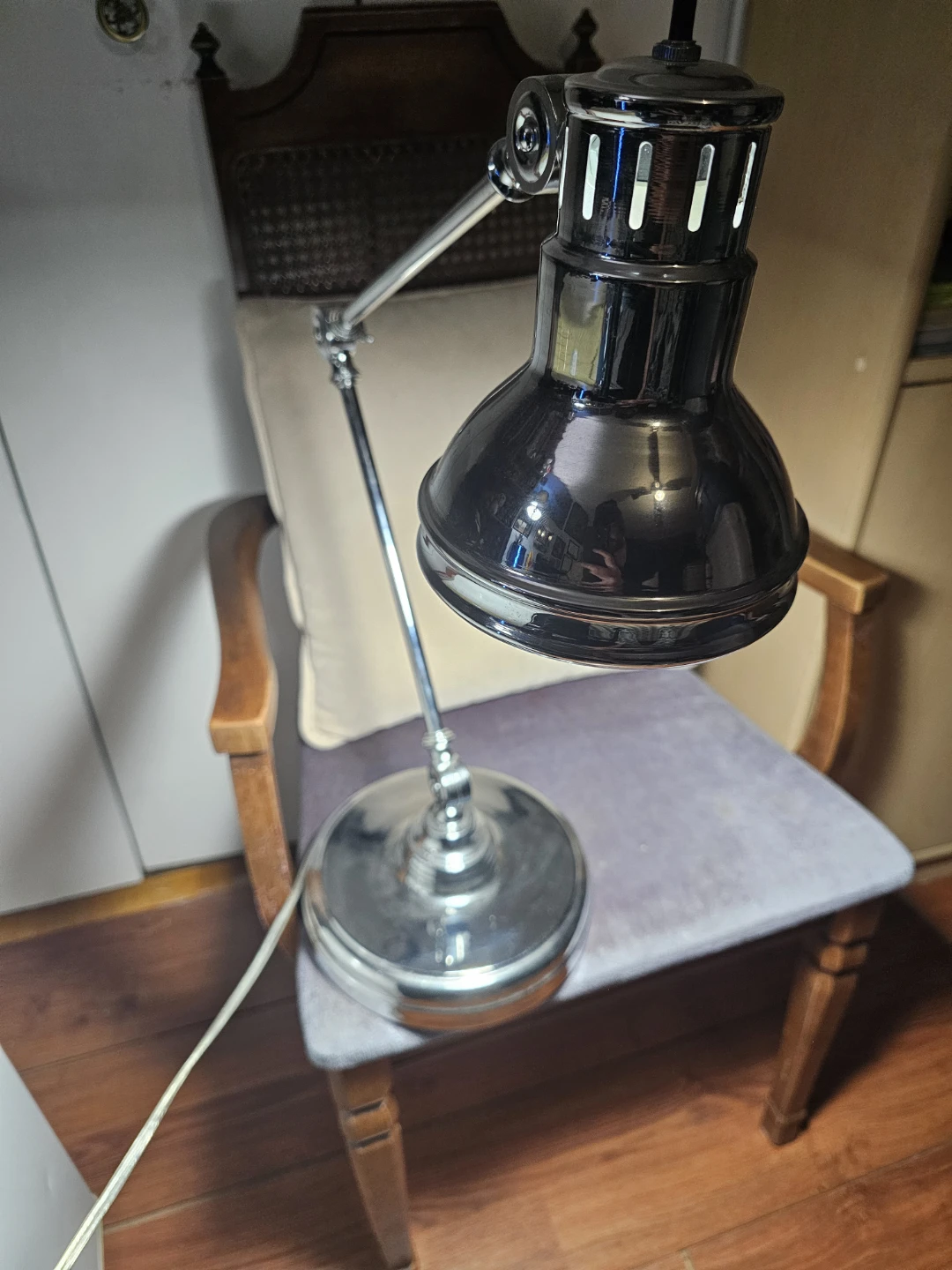 Chrome Adjustable Desk Lamp - photo 2