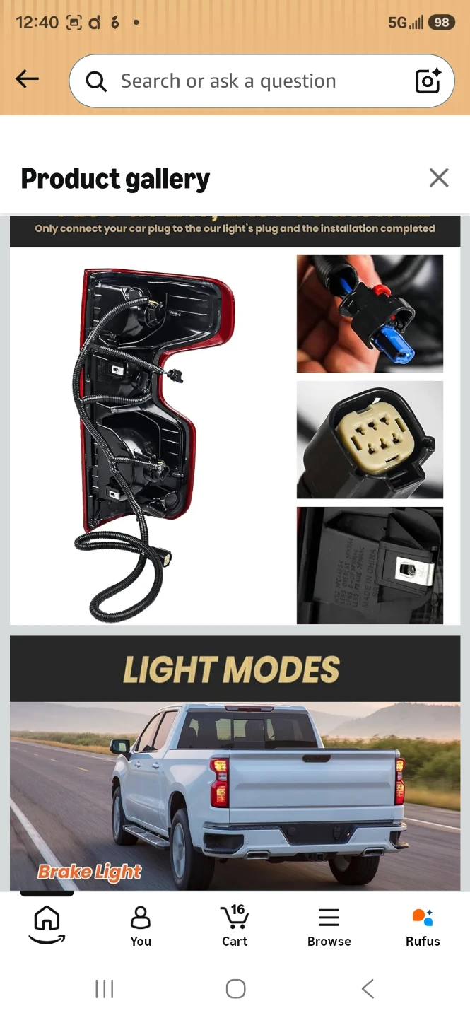 Chevy Silverado 1500 Tail Light (2019-2023) - photo 5
