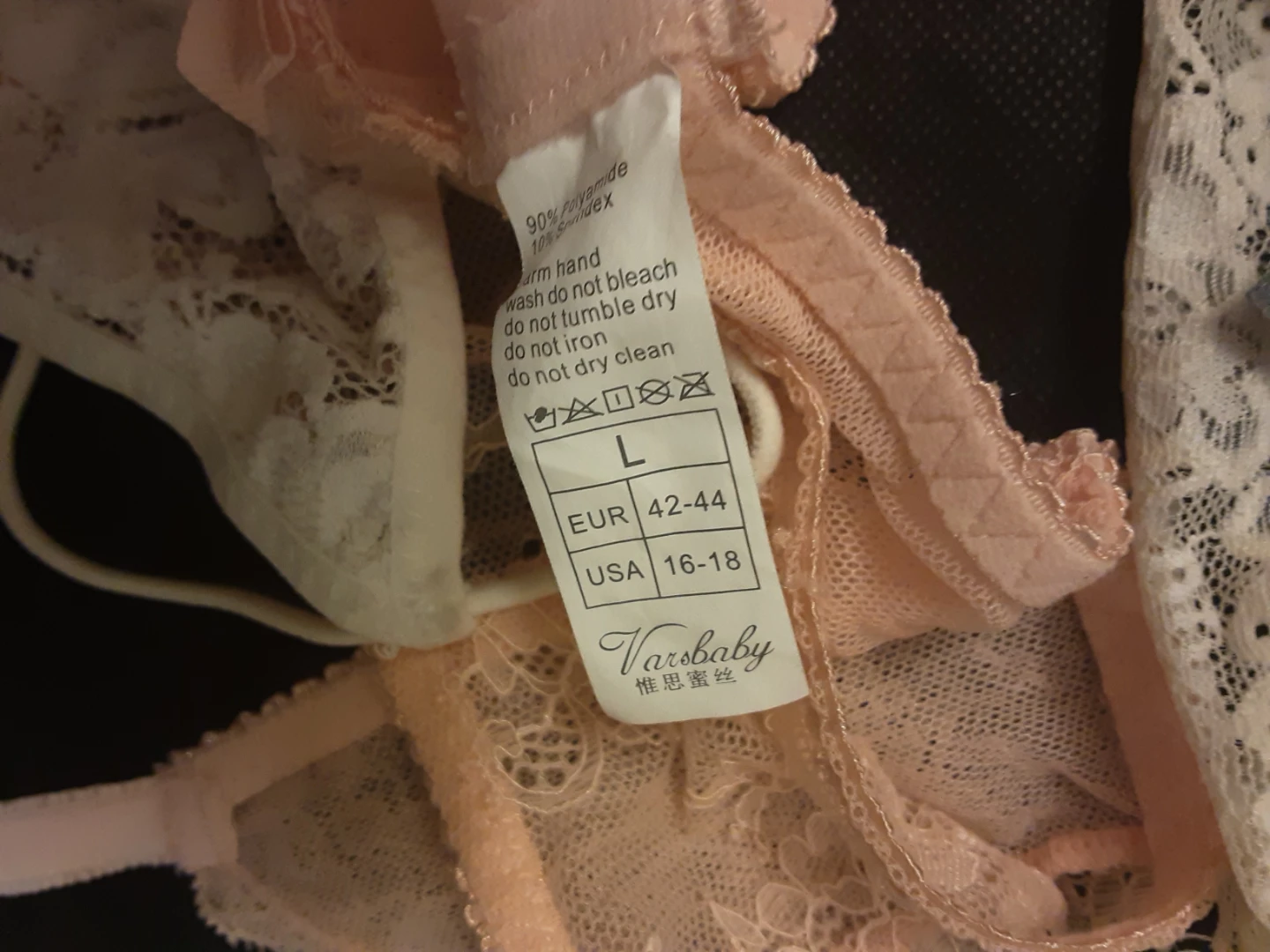 Varsbaby lace bralette and panty set - photo 4
