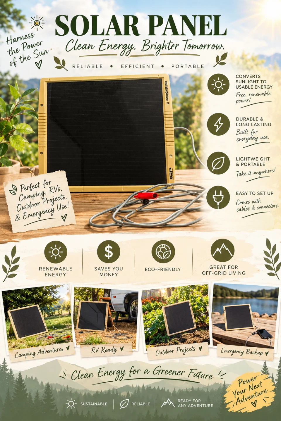 🌞ICP BatterySaver Pro Solar Panel🌞