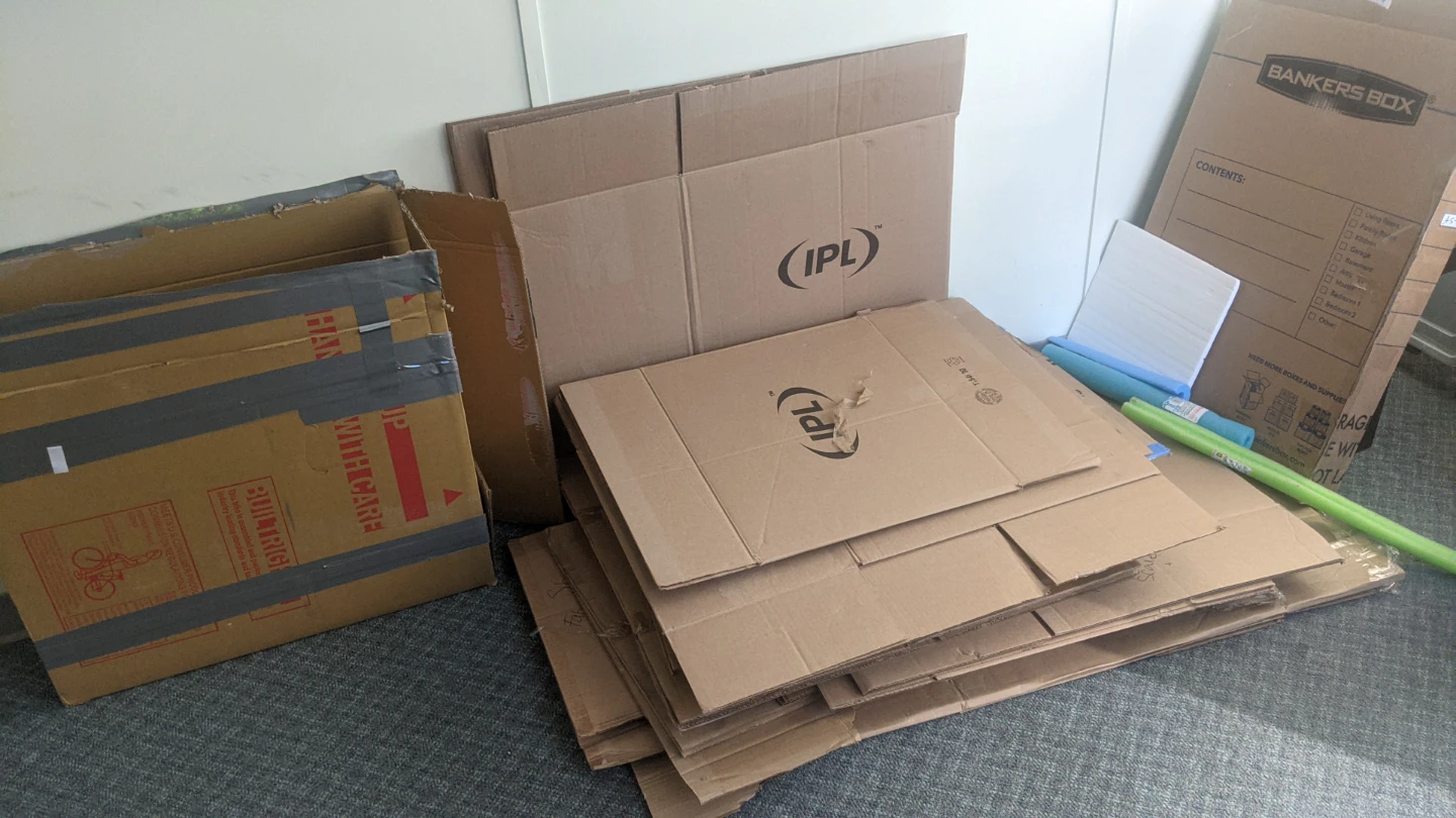 Assorted Moving Boxes ( flattened ) - photo 2
