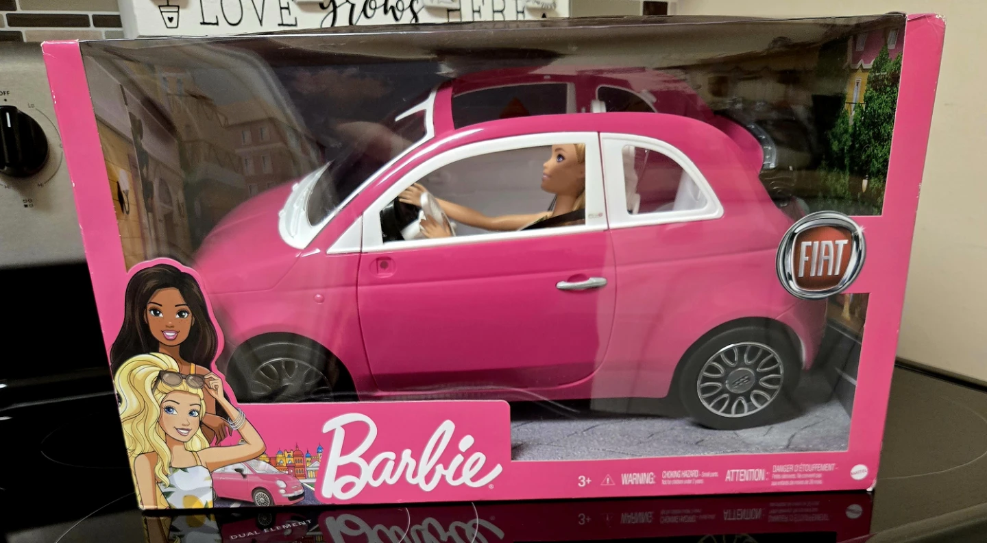 Barbie Fiat 500 Doll & Vehicle